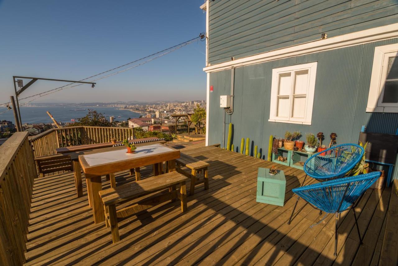 Hotel Faro Azul Valparaiso Cerro Alegre Esterno foto