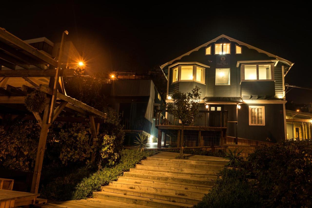 Hotel Faro Azul Valparaiso Cerro Alegre Esterno foto
