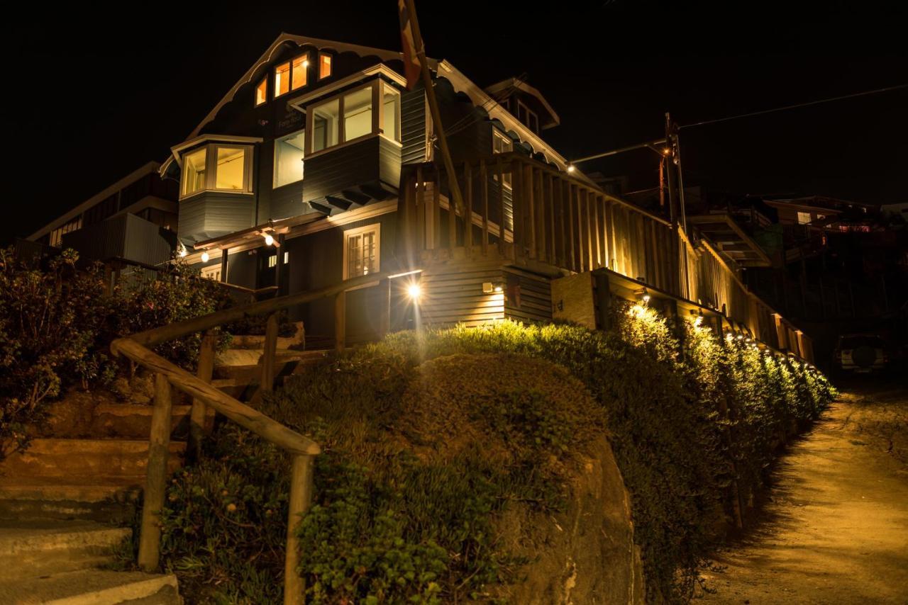 Hotel Faro Azul Valparaiso Cerro Alegre Esterno foto